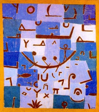 surrealismo Pintura - Leyenda del Nilo 1937 Expresionismo Bauhaus Surrealismo Paul Klee